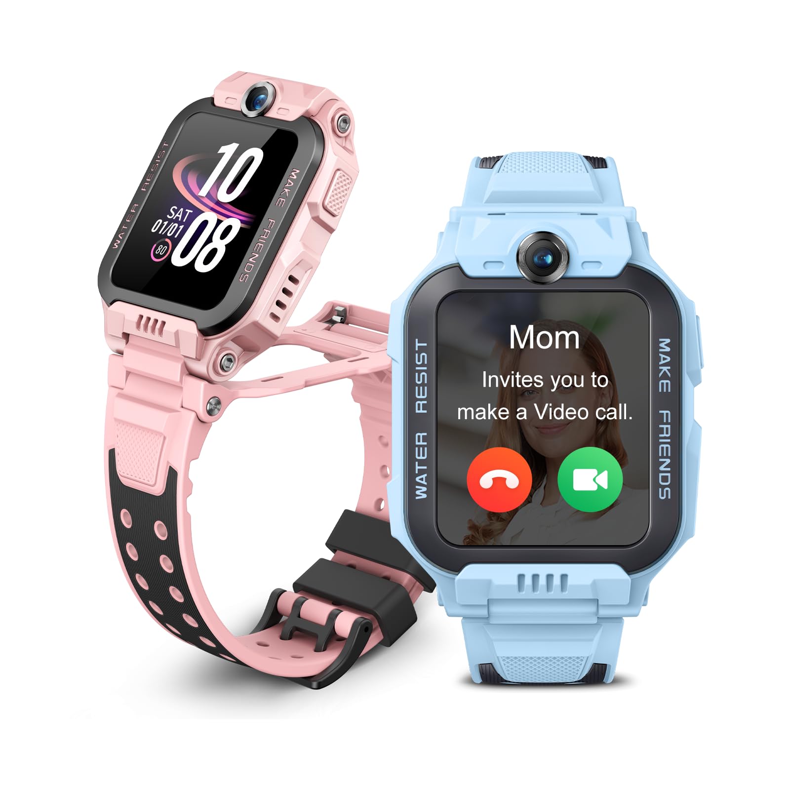 imoo Z7 Kids Smart Watch, Smart watch for Boys, Kids Smartwatch Phone with Long-lasting Video & Phone Call, Kid Watches with GPS Tracker, IPX8 Swimming Water-Resistance (Z7, Blue)