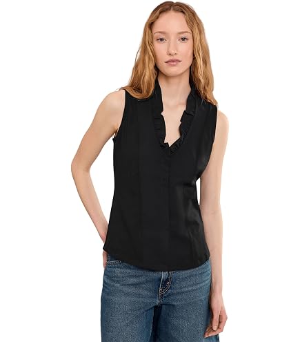 Amazon.com: NIC+ZOE Iconic TIE Front Shirt, French Blue, XXL