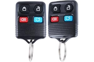 BESTHA Car Keyless Entry Remote Key Fob Replacement for 1998-2014 Ford Mustang Focus Expedition Explorer (CWTWB1U345 GQ43VT11T) 315MHz Set of 2