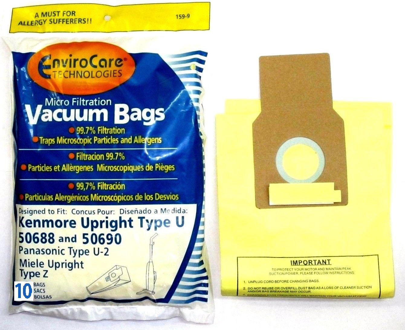 Best Kenmore Vacuum Bags Type U