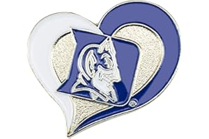 aminco NCAA unisex-adult Swirl Heart Pin