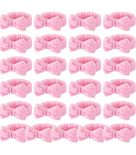 10 pc Headband Set Pink Hudson Baby Cotton and Synthetic Headbands Bundle Set, Pink  main image 3