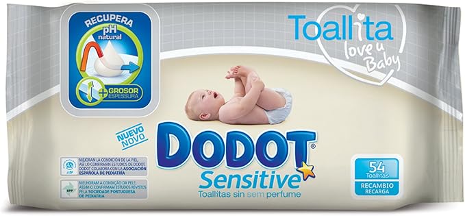 Dodot - Toallita Humeda Sensitive Reca 54: Amazon.es: Alimentación y bebidas