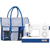 Bernette B05 ACADEMY Heavy-Duty Sewing Machine with 1100 SPM, 30 Stitches, Includes TopStitch Carrying Tote Bag
