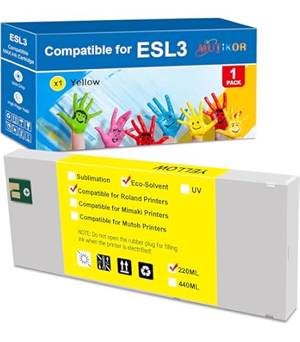 Amazon.com: DoorStepInk ESL3-4 Black Remanufactured Ink Cartridge