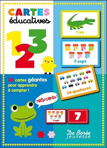 Download Cartes éducatives 1, 2, 3 : 26 cartes géantes pour apprendre à compter ! PDF