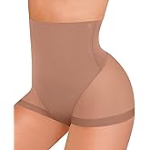 SHAPELLX Tummy Control Shapewear for Women High Waisted Body Shaper Underwear Compression Panty Invisible Girdle