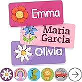 TagBuddy® Personalized Daycare Name Labels for Kids [140pcs] - Waterproof Name Stickers for School, Baby Bottles & Clothing - Custom Name Stickers - Washable Stick On Labels (1.2”x0.5”)