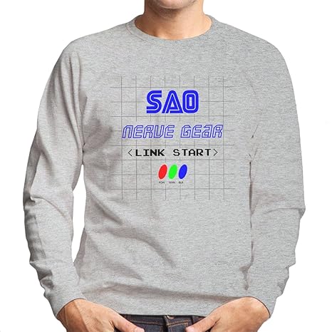 Link Start Nerve Gear Sword Art Online Men's Sweatshirt