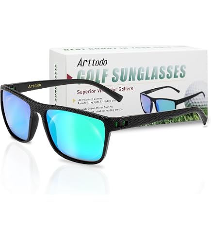Amazon.com : Rapid Eyewear Black UV400 SUNGLASSES FOR GOLF  display picture 2