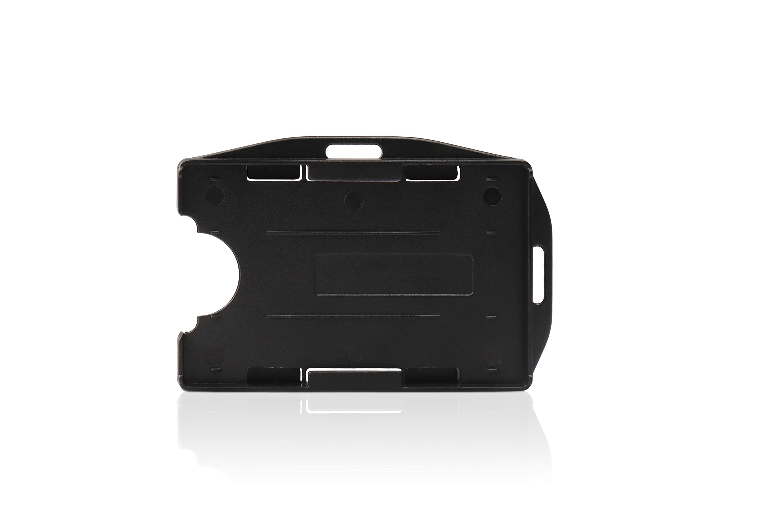 Tarifold ES 200424 – Pack of 10 Rigid ID Card Holders 2 Faces, Black, 95 x 64 mm