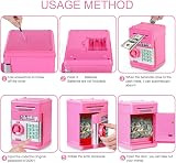 Thedttoy Digital Money Box ATM Pink Piggy Bank 4 Digit Password Safe 3-12 view 3
