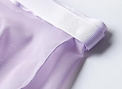 MdnMd Ballet Dance Chiffon Layered Adjustable Skirt