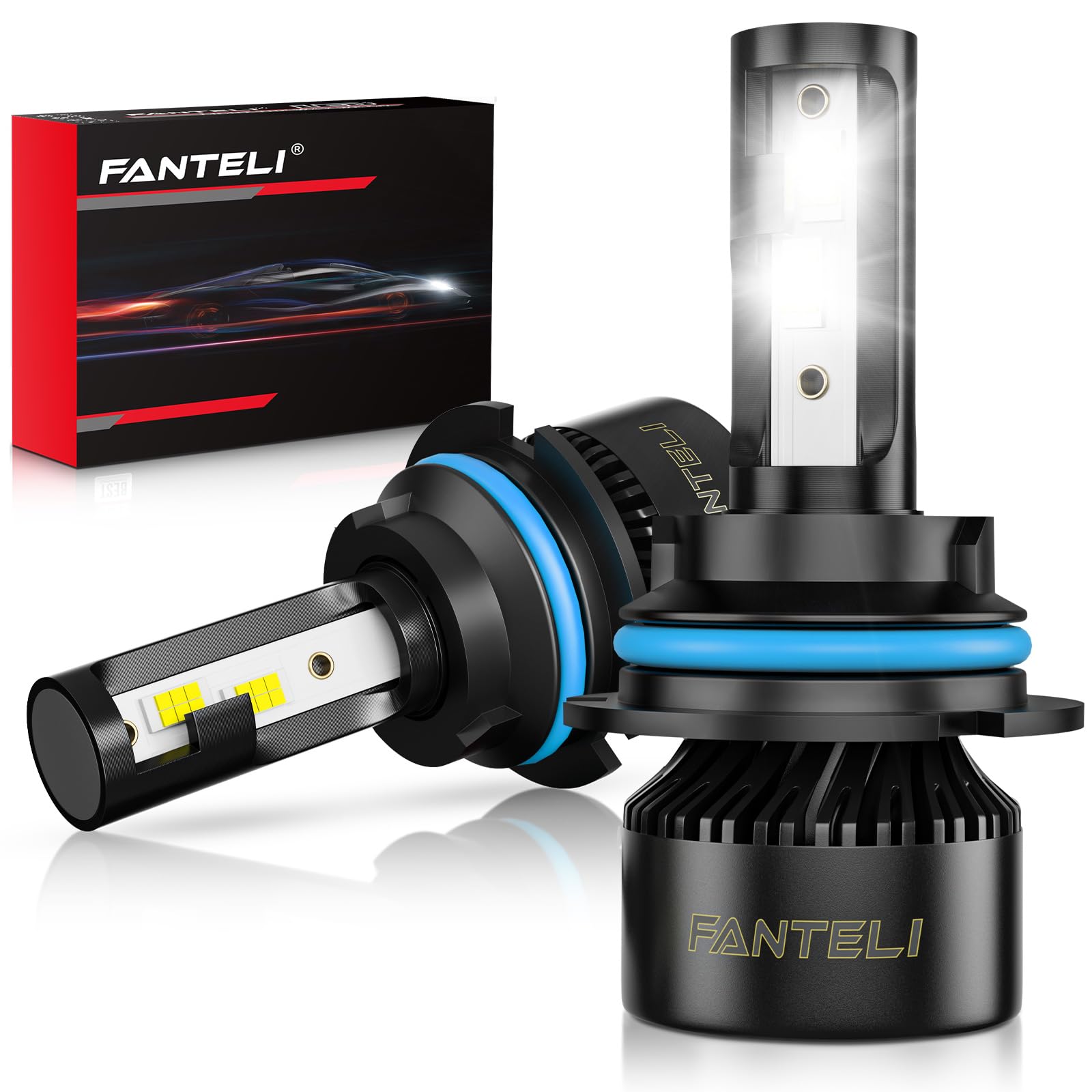 Photo 1 of FANTELI ???? Bulbs 6500K Cool White 40000LM 900% Brightness, 1:1 Size Plug and Play IP68 Waterproof Off-Road Lights, Pack of 2