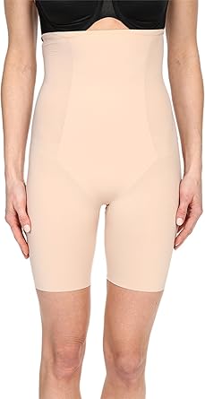 spanx thinstincts high waisted mid thigh short