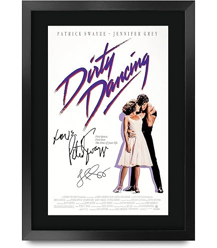 Photo Encadrée De Patrick Swayze Dans Ghost – Format 12x8 – Signée Par L’artiste
