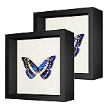 2 Packs 8x8 Shadow Box Frame with Linen Back