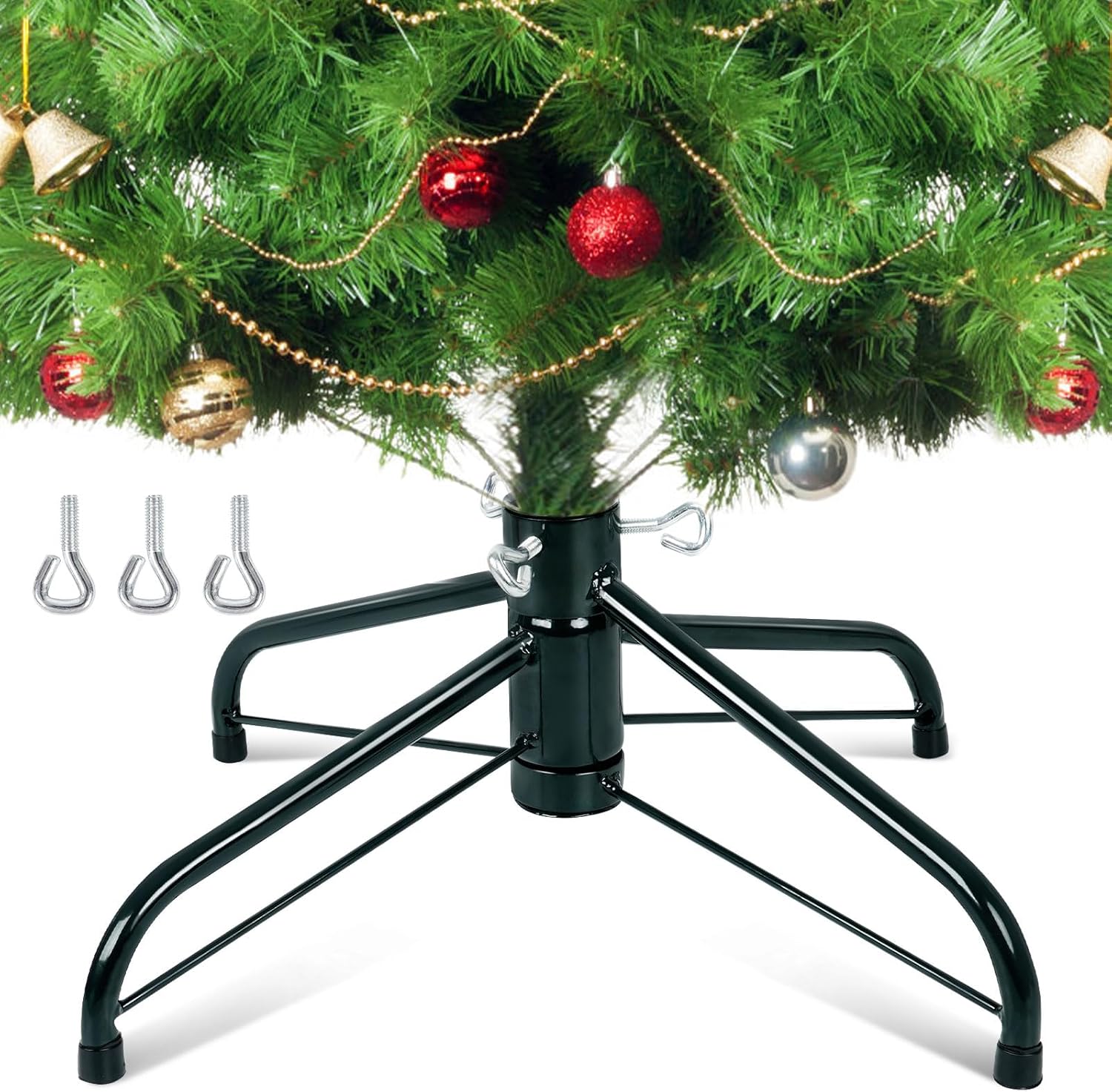 Tree Stands - Digury Christmas Tree Stand, Christmas Tree Base Replacement (Length16.1, Dia 1.25