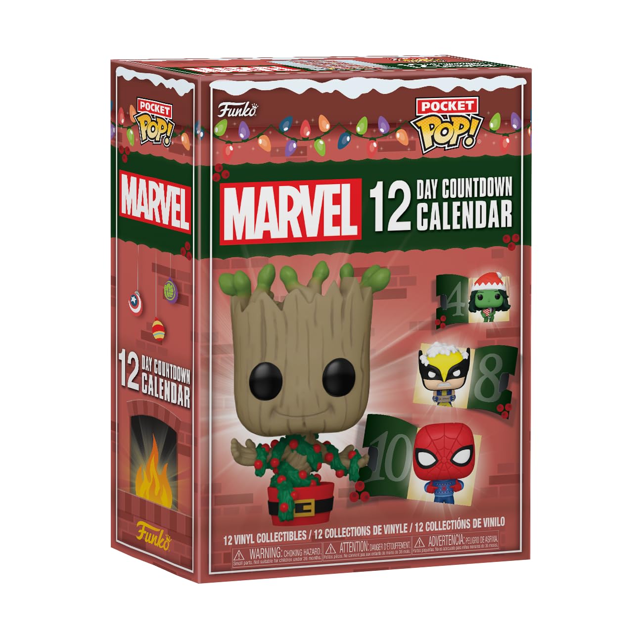 Funko Countdown​ Calendar: Marvel 12-Day - Marvel Comics - Advent Calendar - 12 Days Of Surprise - Collectable Vinyl Mini Figures - Mystery Box - Gift Idea - Holiday Xmas for Girls, Boys & Kids