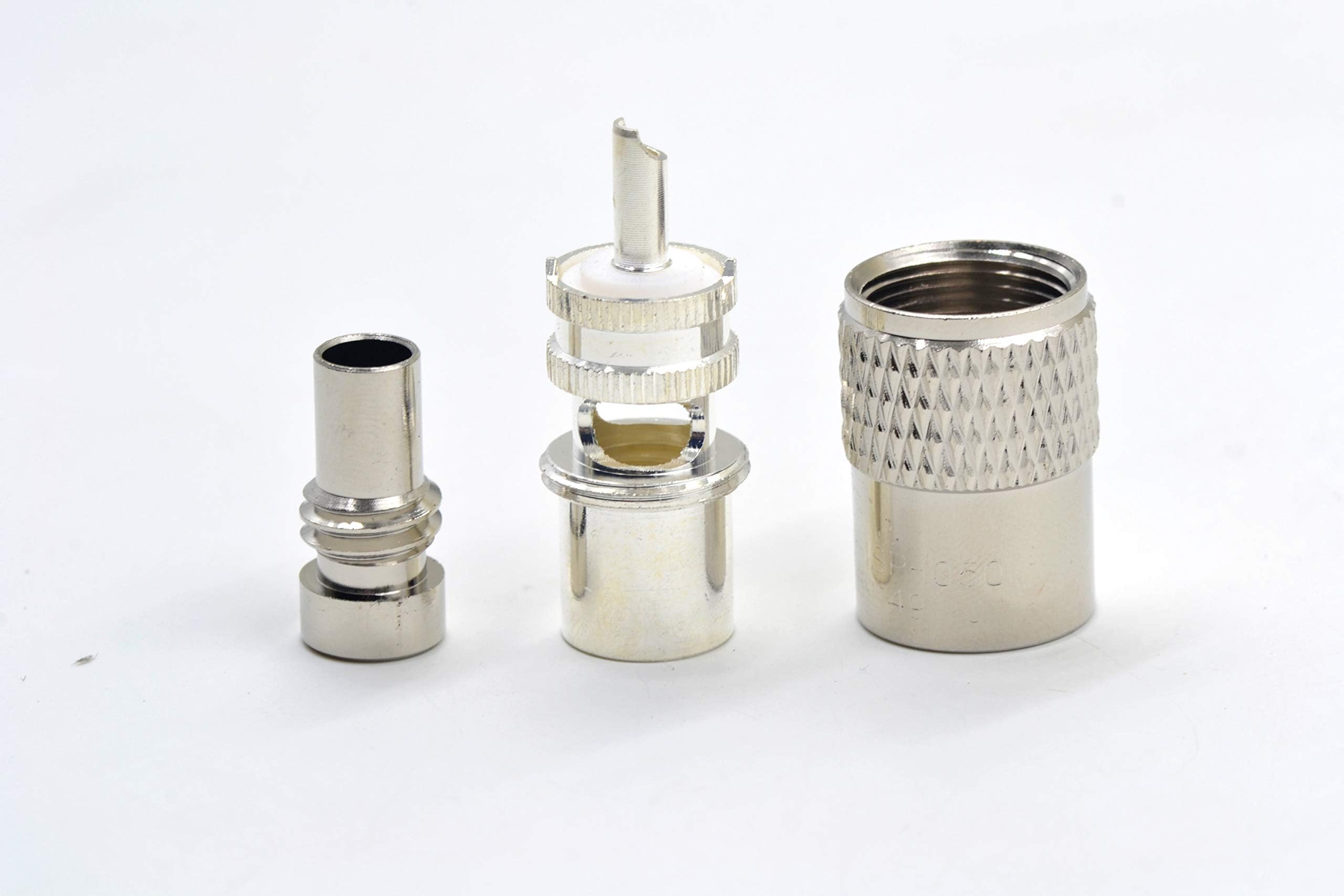 RG8X LMR400 UHF/PL-259 Male Adapter,RG8 UHF Male Connector with RG8X PL259 RG176 Reducer for CB Ham Radio Antenna RG213 RG214 RG-8U (10Pack)