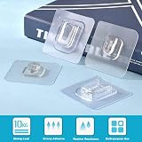 Acehome 16 Pairs Double-Sided Adhesive Wall Hooks Heavy Duty No Drill view 5