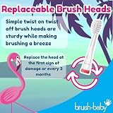 Brush-Baby Flamingo KidzSonic Kids Electric Toothbrush 3+ DeepClean view 9