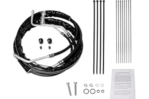 Rear/Aux AC Line Set Rear Cooling AC Line Hose Air Conditioning Hoses Compatible with 2012-2019 Dodge Caravan Dodge Grand Car