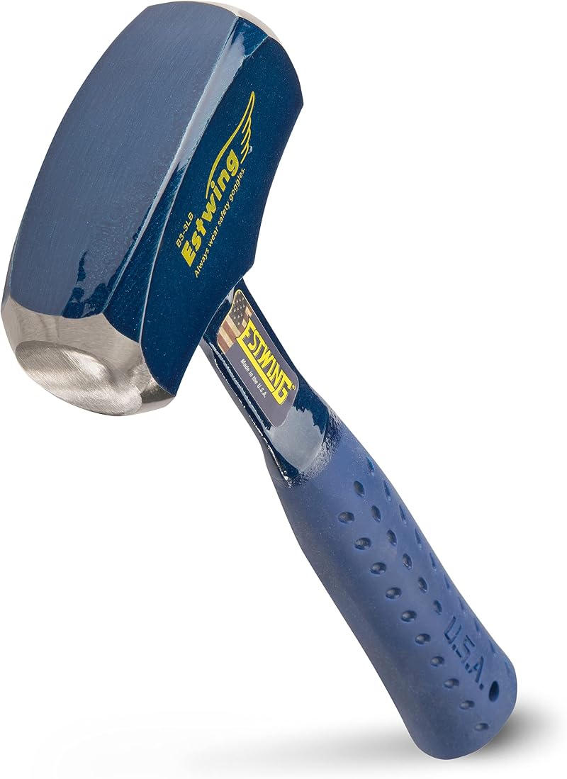 Estwing 3lb Club Hammer Blue Vinyl Grip Forged Steel