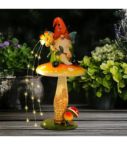 Amazon.com: Ebros Large Whimsical Big Eyed Mr Gnome Sitting On
