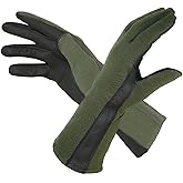 M MCGUIRE GEAR Nomex Summer Flight Gloves, Fire-Resistant Tactical Gloves for Pilots, Military, Law Enforcement & Mechanics