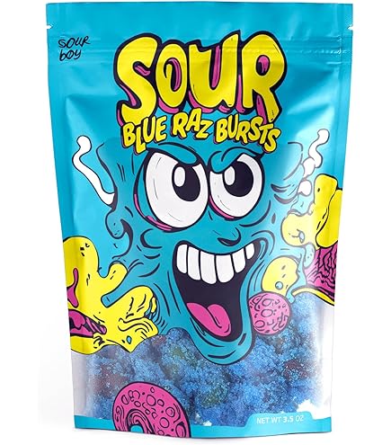 raz gushers flavors Sour Gushers, Super Sour Viral Gushers, Irresistable Extra Sour Gummy Candy, Blue Raspberry Flavor, Wild Cherry Flavor, Tiktok Viral Candy Sweet & Sour [Choose The Flavor & Size] (8 oz Colour:G3 Pro Koko Sky Blue PO#1636 Foger Switch Pro Refill time fun your whole