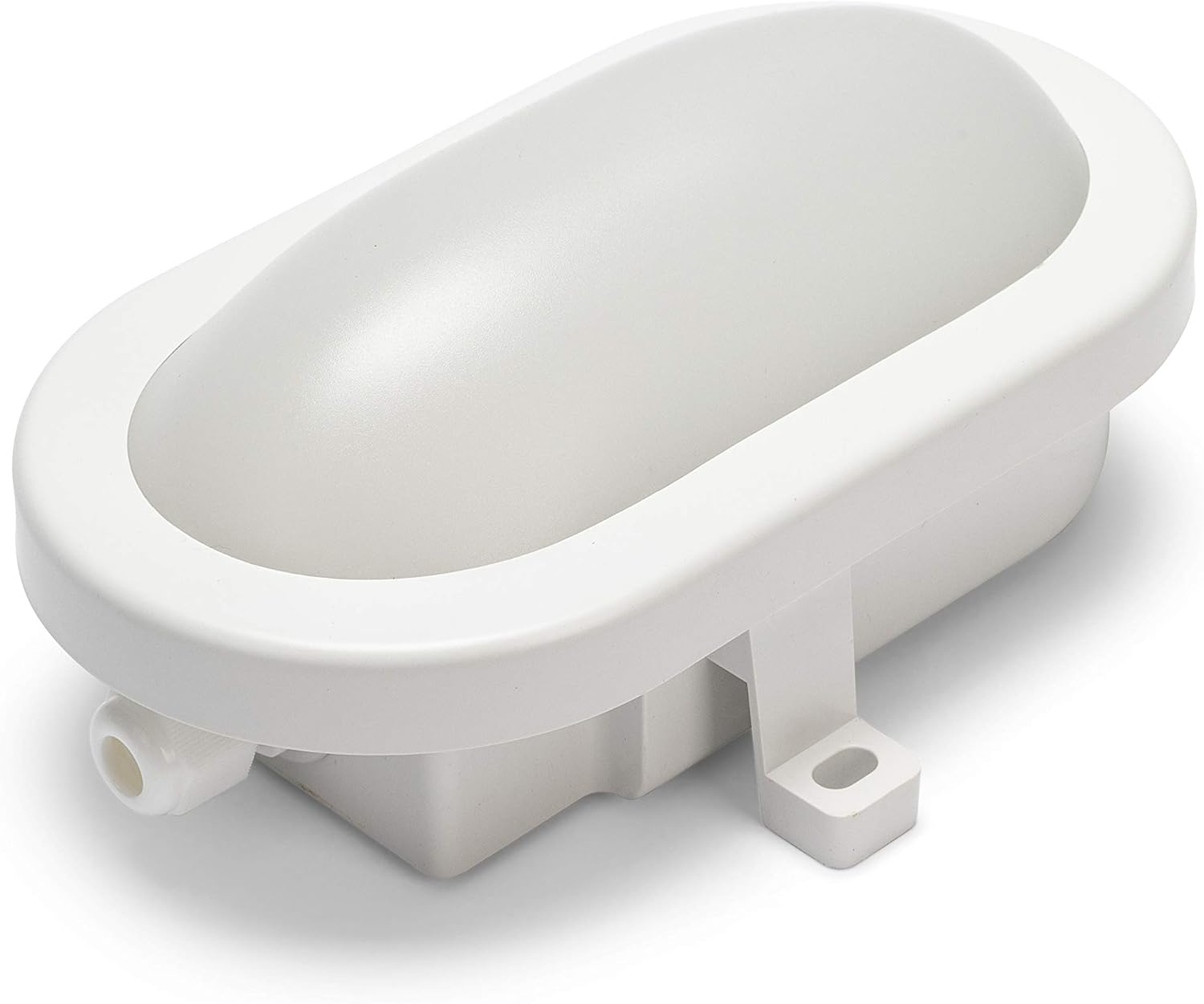 Velamp Super Bright Oval LED Wall/Ceiling 450 lumens (5W). Easy Installation. for Indoor or Outdoor (IP65). Natural Light 4000K