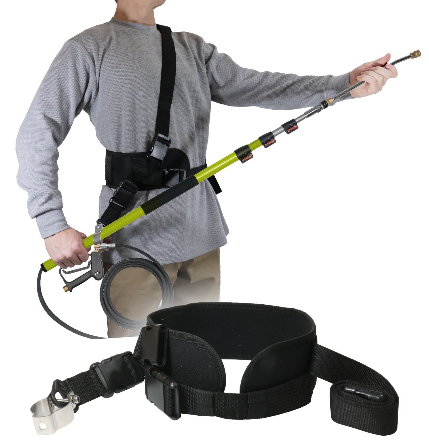 Backyard Accessories Pressure Washer Sling Strap Belt Telescoping