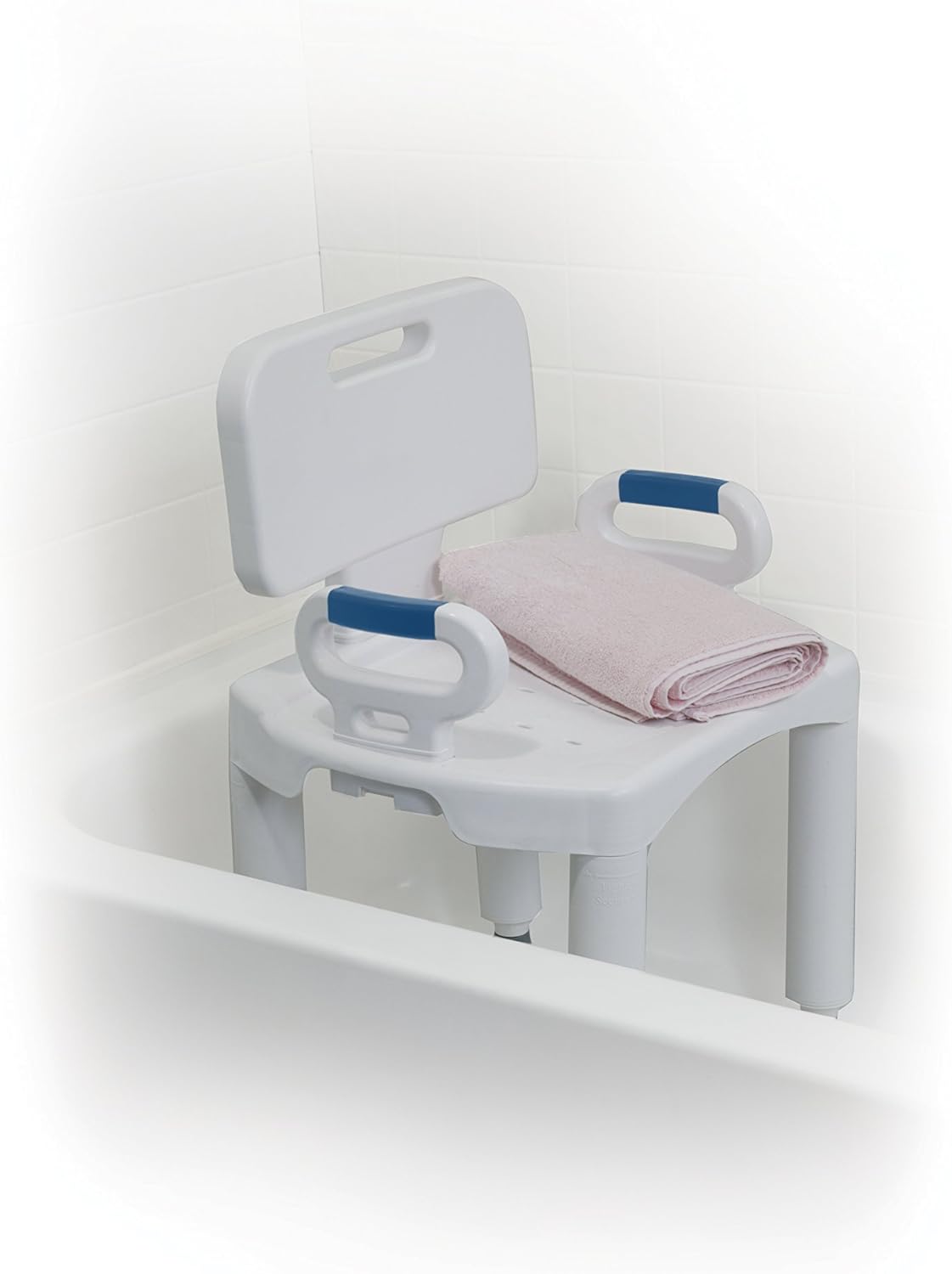 Drive Medical RTL12505 Premium Series Shower Chair with Back and Arms: Health & Personal Care