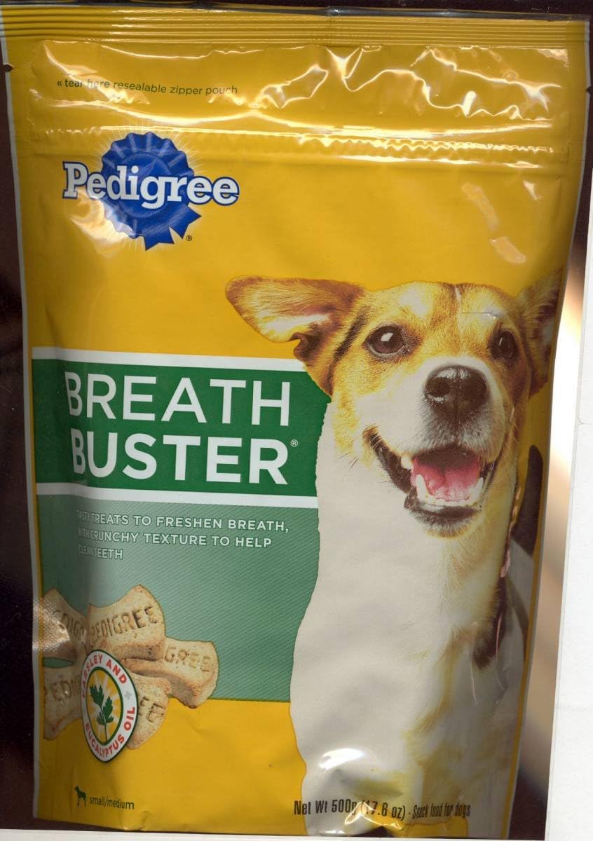 pedigree breath buster dog biscuits