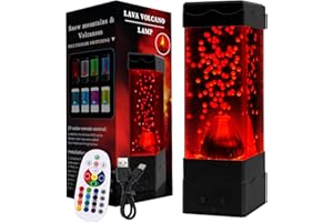 BAOYIKU Night Light for Kids, LED Volcano Lamp Novelty Night Lights Mood Table Lamp for Home Bedroom Office Desktop Decoration Girls Boys Adults Teens Halloween Birthdays Christmas Gifts