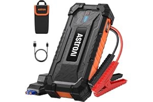 AstroAI S8 Ultra 4000A Car Jump Starter, Jump Box up to All Gas Engines & 12L Diesel, 12V Portable Power Bank with USB/Type-C Ports, 3 Modes LED Flashlight, Auto Battery Booster with Jumper Cable