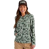 HUK womens Coldfront+ Pullover Hoodie, Warm and Water-resistant, Performance Fishing Outerwear