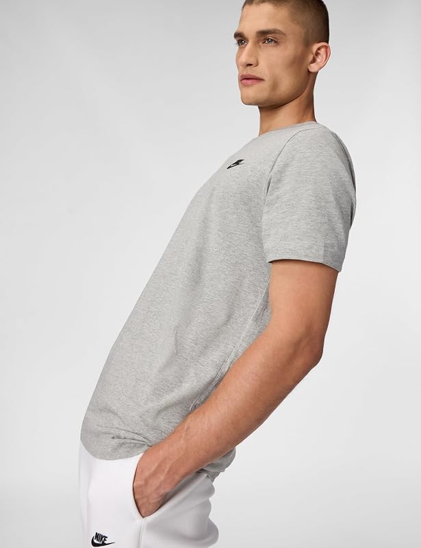M Nsw Club Tee Maglietta, Dk Grey Heather Black, M Uomo