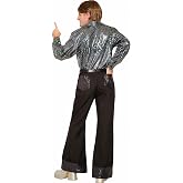 Forum Novelties Men's Black Disco Costume Pants