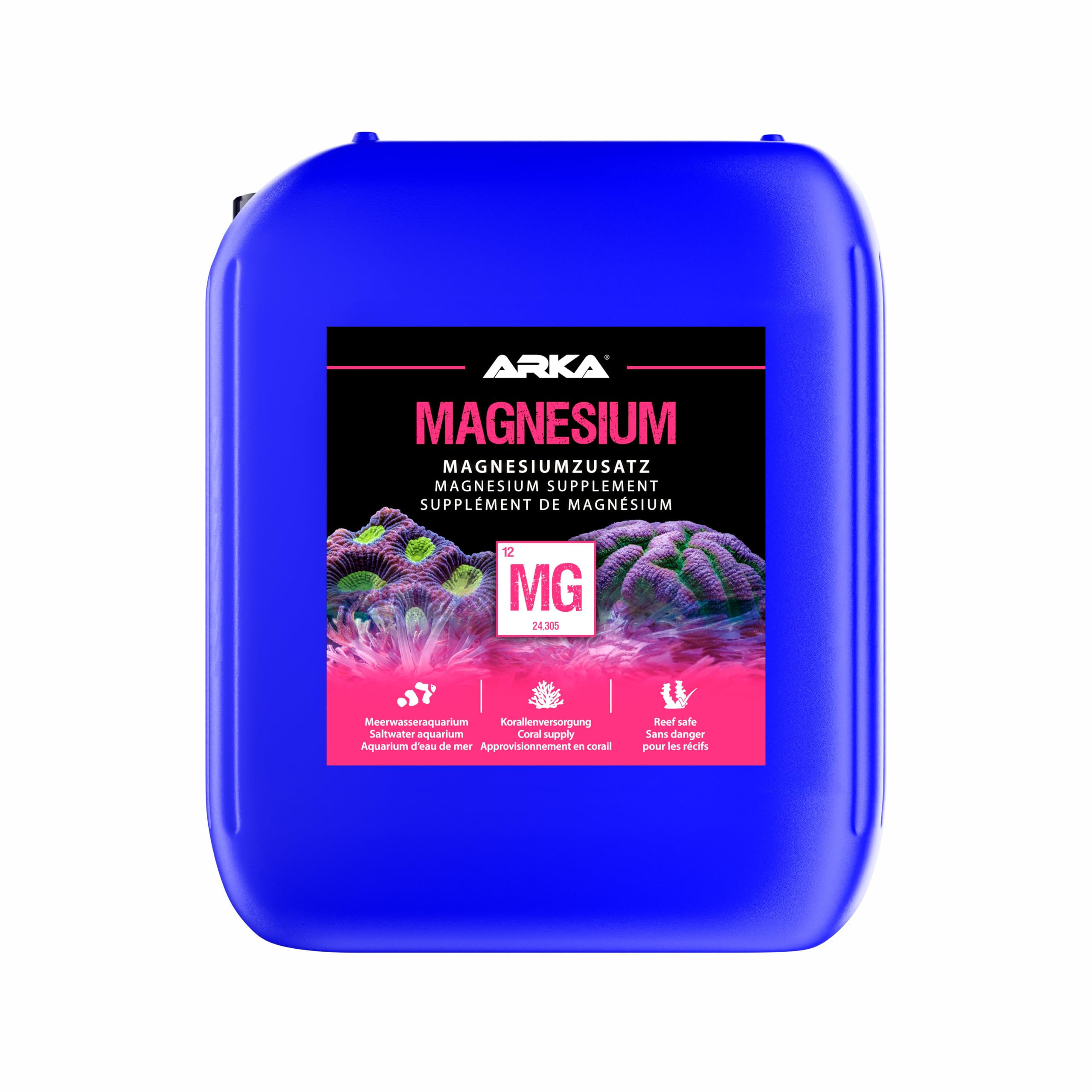 ARKA - Magnesium magnesium additive in premium quality for any saltwater aquarium, very economical, 5000 ml