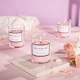 ALBISS Birthday Gifts Spa Gift Set with Pink Mug Candle Bath Treats Card view 5