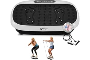 Lifepro Vibration Plate Exercise Machine with Magnetic Acupoints - Full Body Vibration Platform for Beginners and Recovery - Ideal Lymphatic Drainage Massager for Muscle Toning and Overall Fitness