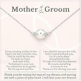 HOPE LOVE SHINE - Mother of the Groom Gift from Bride - Wedding, Mother in Law Necklace, Jewelry 16+2"