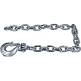 Buyers Products BSC3835 Trailer Safety Chain with Forged Slip Hook, 3/8" x 35"