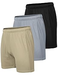 COOFANDY Men's 3 Pack Gym Workout Shorts Quick Dry
