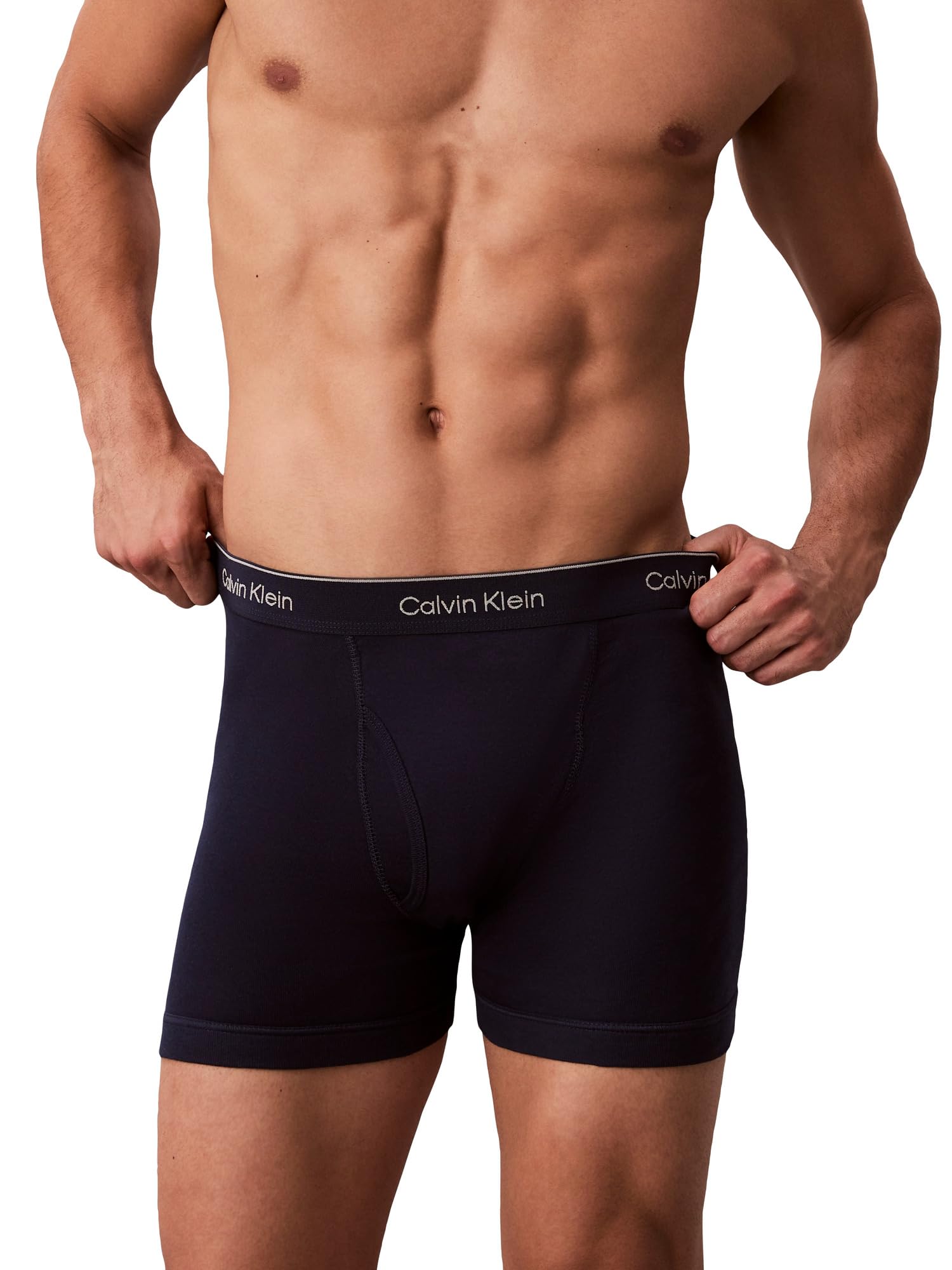 Calvin Klein Men's Cotton Classics 5-Pack Boxer Brief Image Calvin Klein Men's Cotton Classics 5-Pack Boxer Brief Image