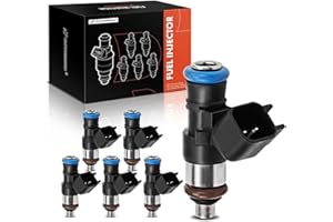 A-Premium 6Pcs Fuel Injectors Compatible with Ford Fusion, Taurus, Taurus X, Flex, Edge & Mazda 6, CX-9 & Lincoln MKZ, MKX, M