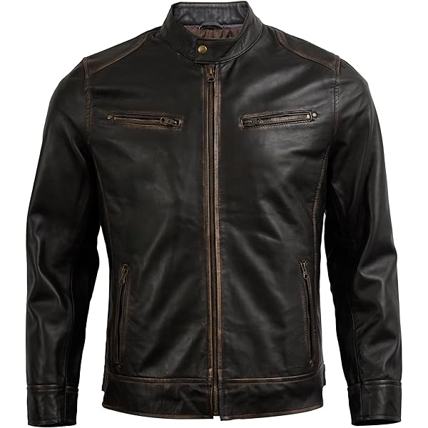 ジャケット・アウター SanFranciscoClothingMaker Leather Jacket Vintage Leather Men's Bomber Jacket STS6535 – Custom Cowboy Shop