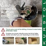 KURSTOL Diamond Mortar Raking Bit 8mm x 25mm M14 for Brickwork Joint Removal view 4